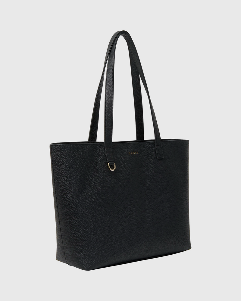 Tilbury Shoulder Bag Black + Bronze Foil