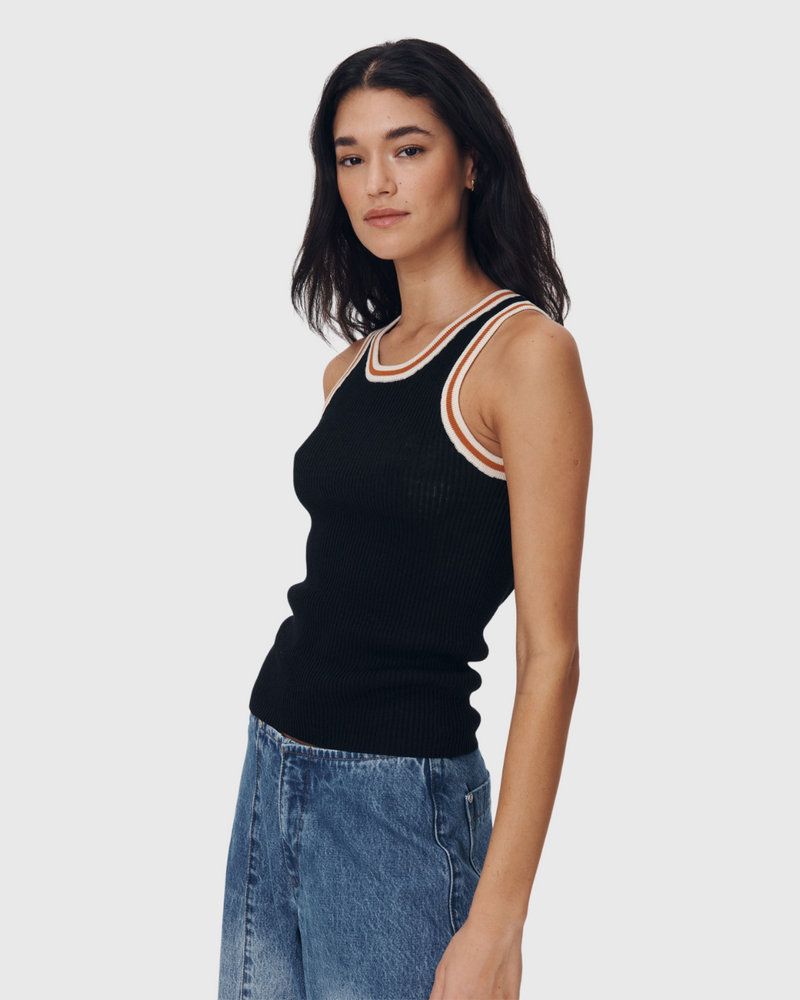 Hubert Knit Tank Noir