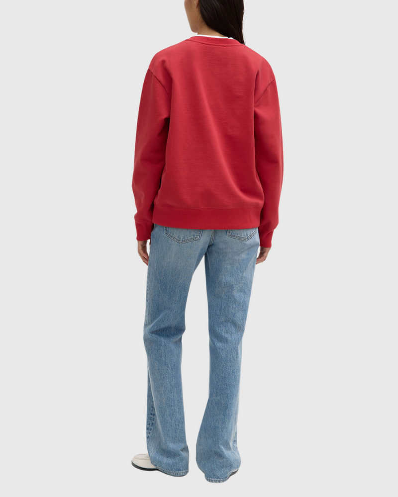 Weekender Fleece Crew Goji