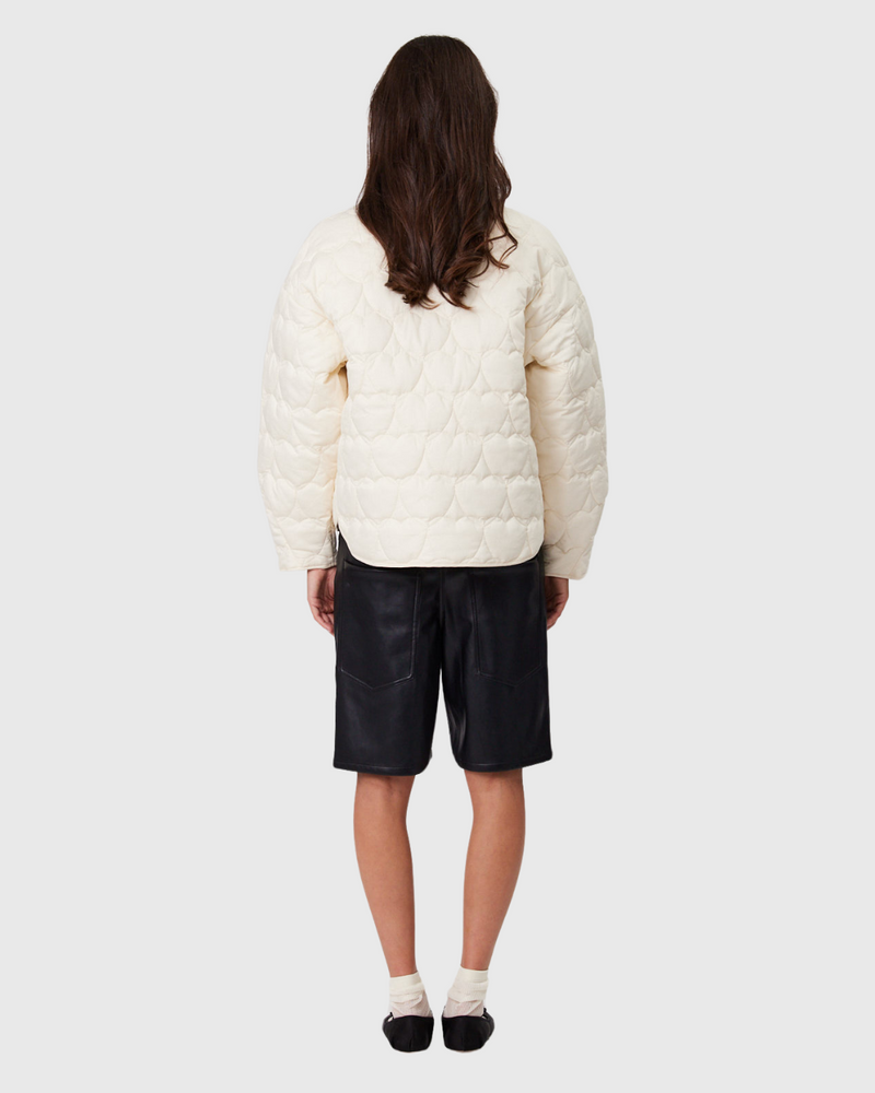 Ava Quilted Jacket Ivory