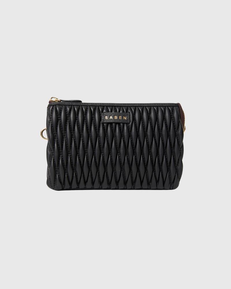 Tilly Crossbody Black Diamond Quilt