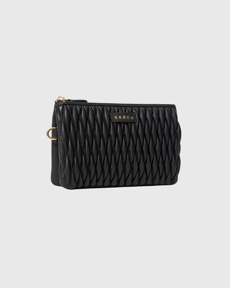 Tilly Crossbody Black Diamond Quilt