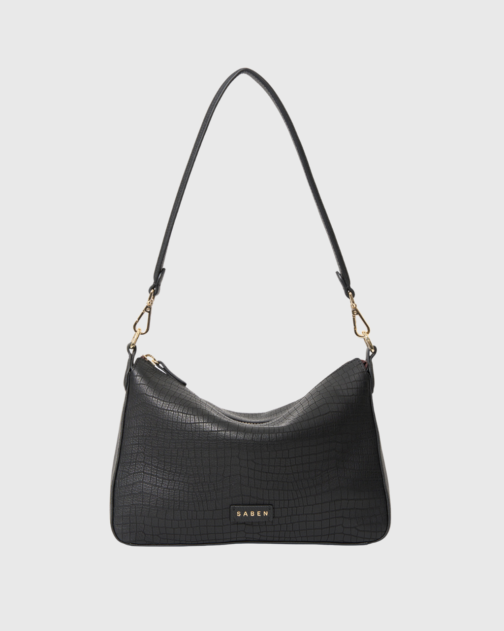 Dane Shoulder Bag Black Luxe Emboss