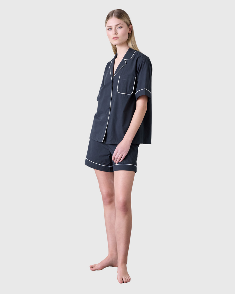 Arabella SS PJ Shirt Navy