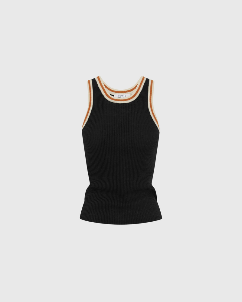 Hubert Knit Tank Noir