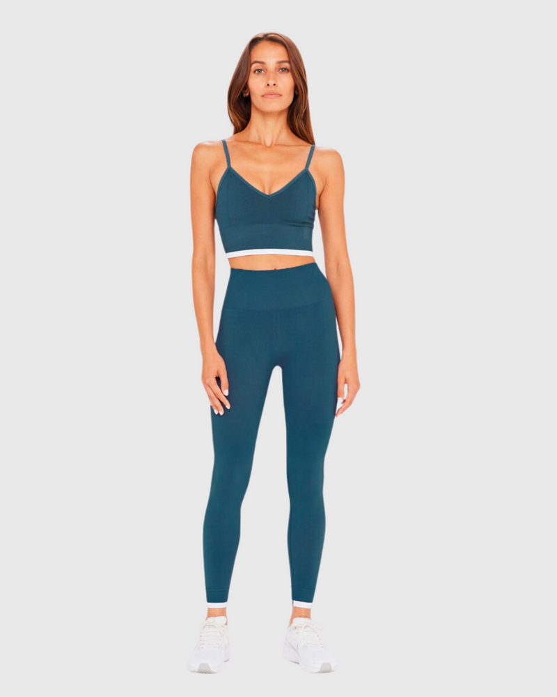 the upside form seamless 25in midi pant pool