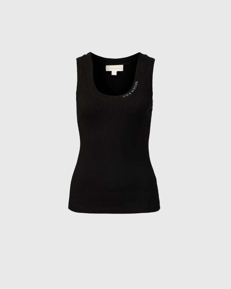 Vik & Woods Tank Black