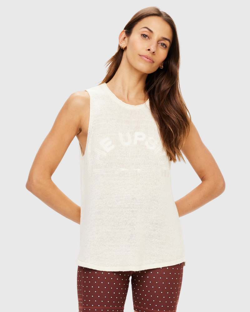 Knitted Tara Tank Natural