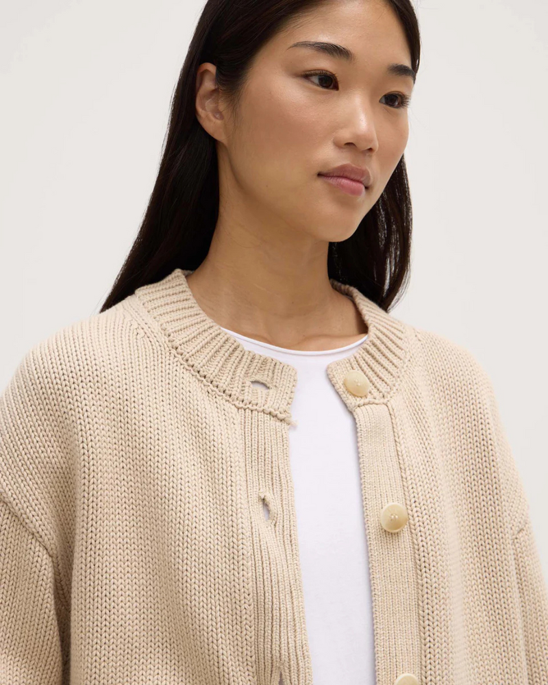 Ava Knit Cardigan Natural