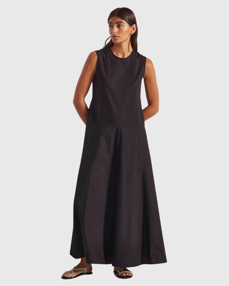 Symi Dress (Organic Cotton) Black