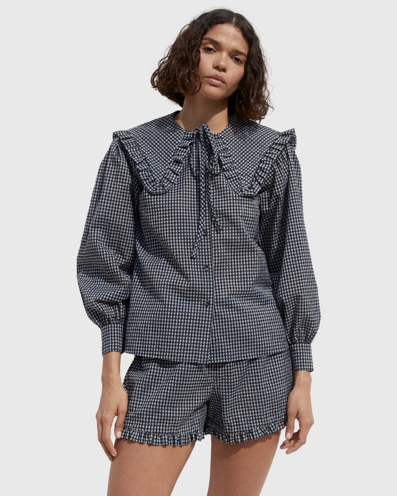 Maja Shirt Blue Gingham