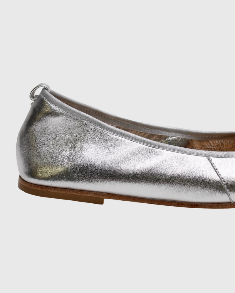 Ballet Flat Silver