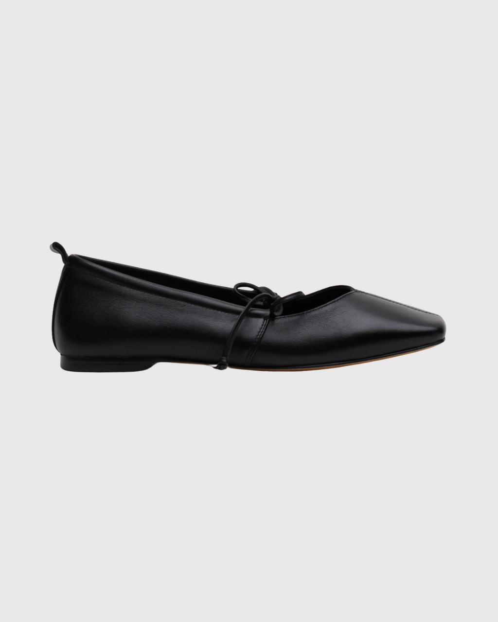 Square Toe Flat Black