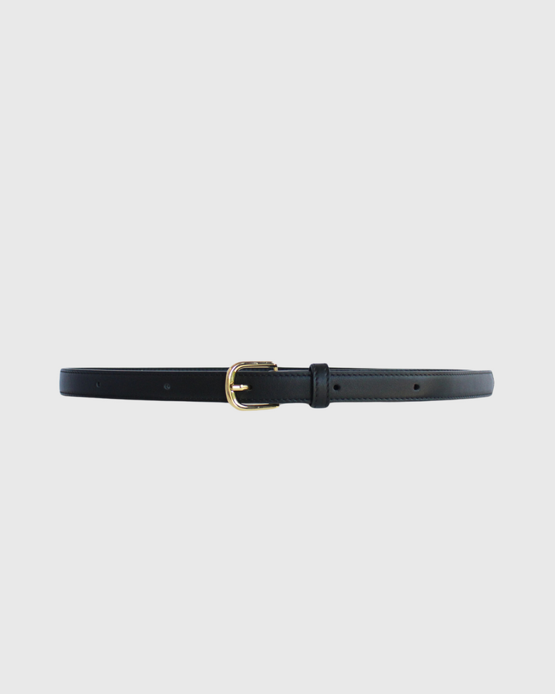 Lauren Belt Black Calf