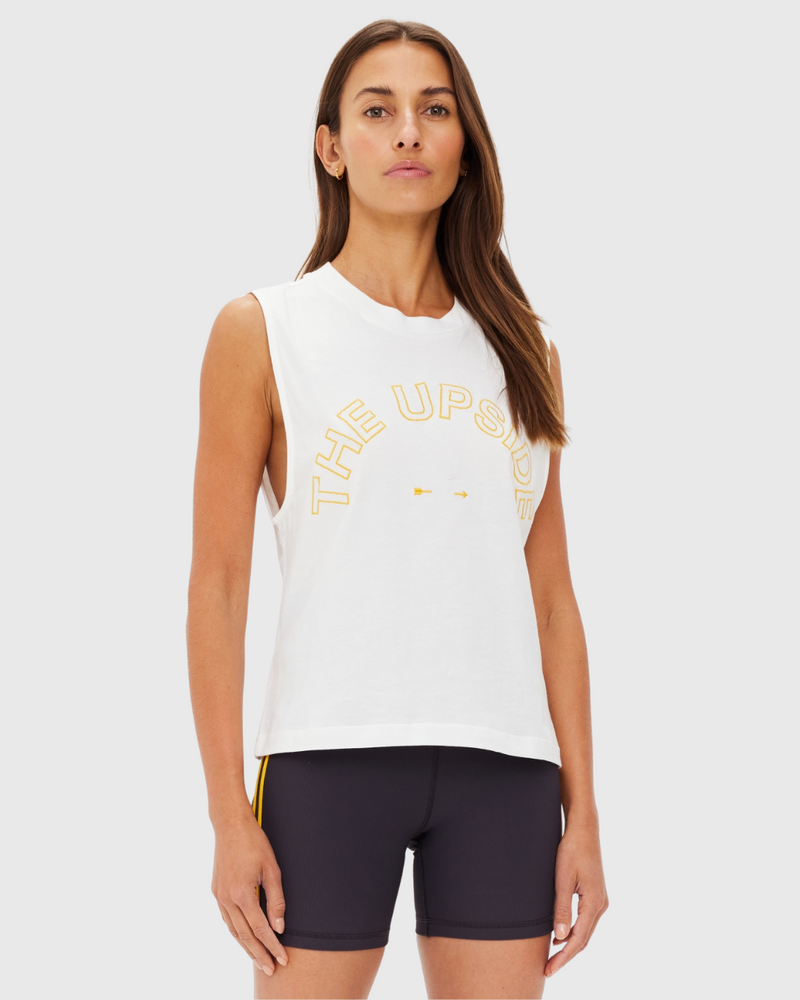 Dawson Logo Tank Top White