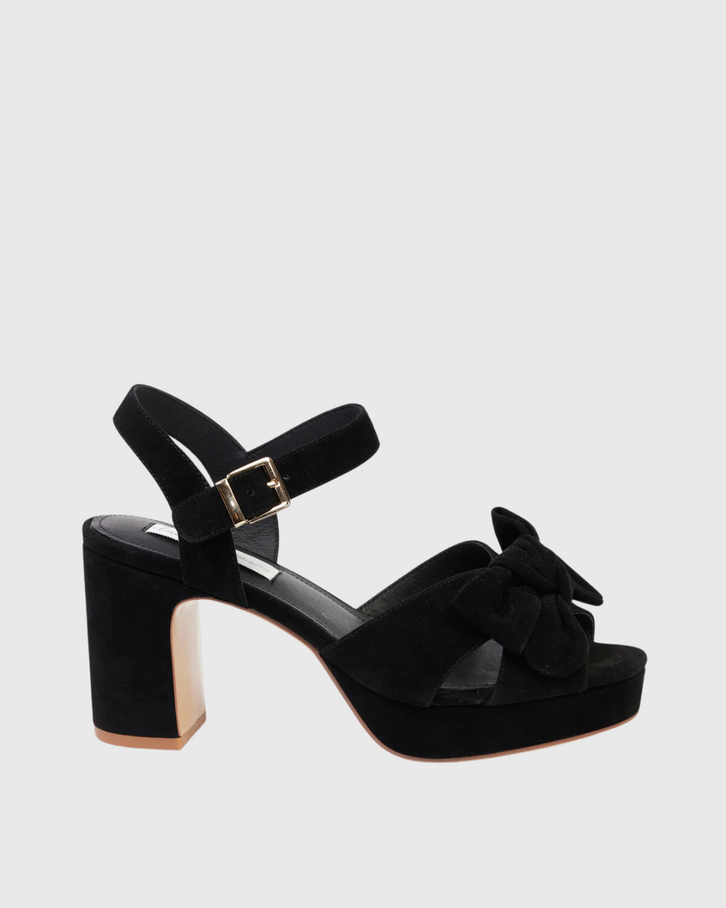 Zsa Zsa Heel Black uede