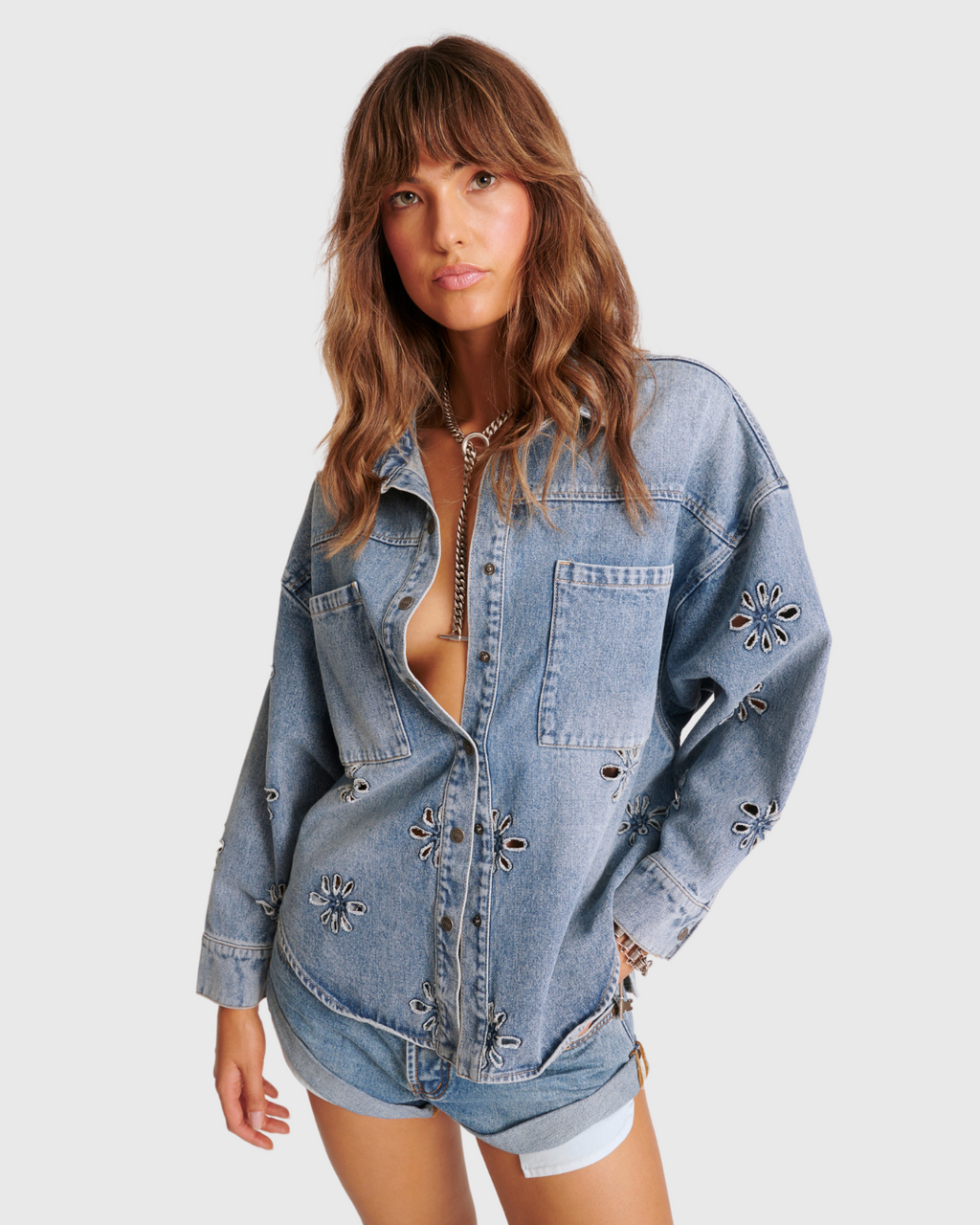 Daria Denim Shirt Cobaine Daisy