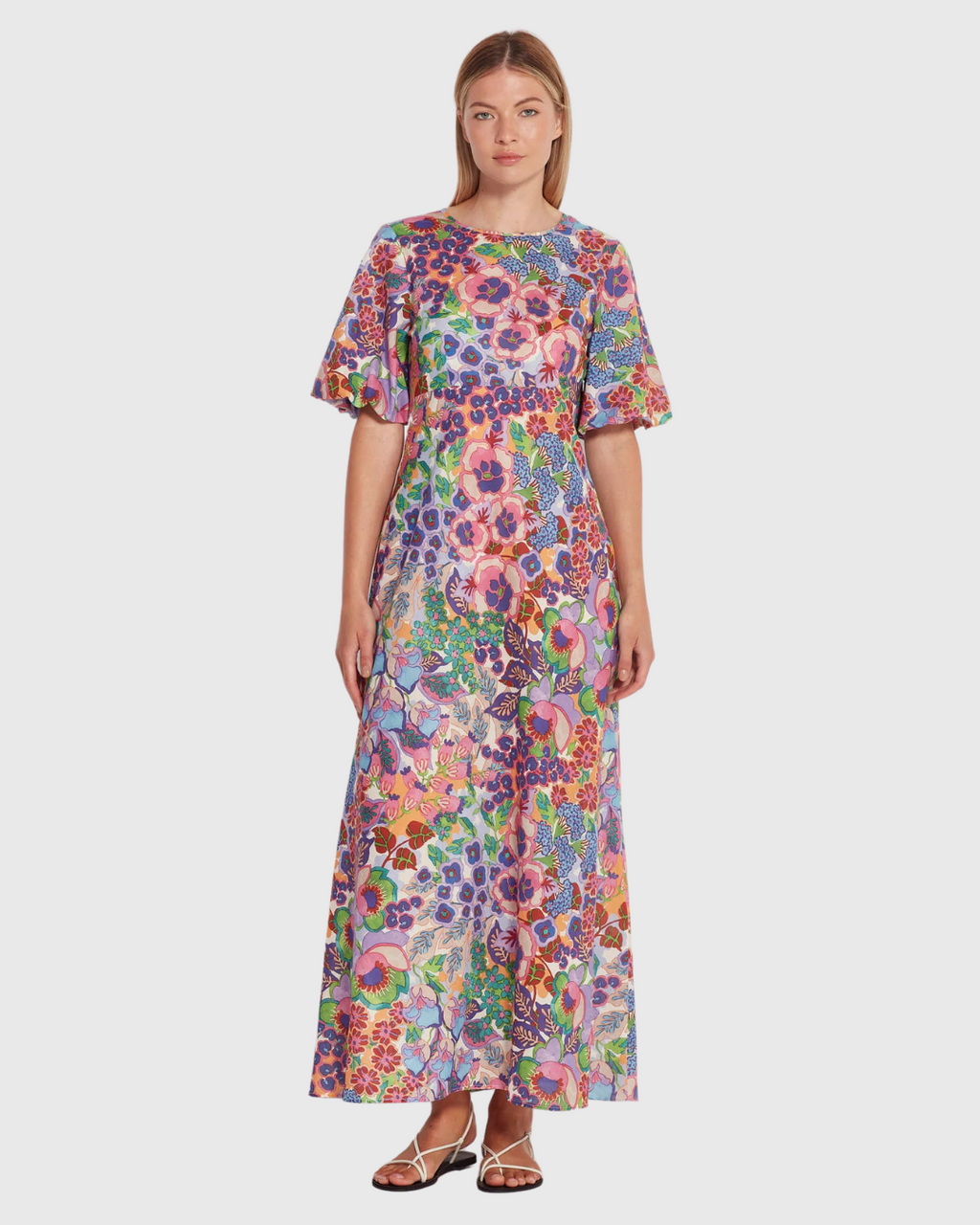 Luciana Dress (Garden Party Cotton) Vibrance