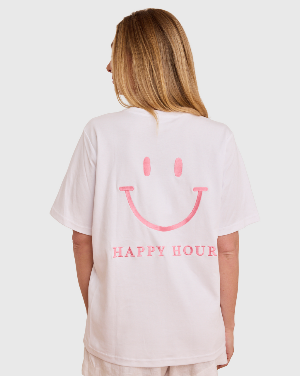 Happy Hour Tee Pink