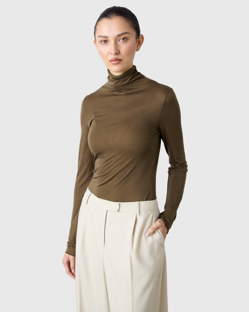 Tencel Polo Khaki