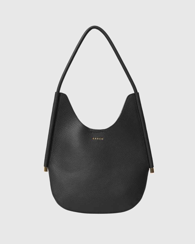 Asher Shoulder Bag Black + Bronze