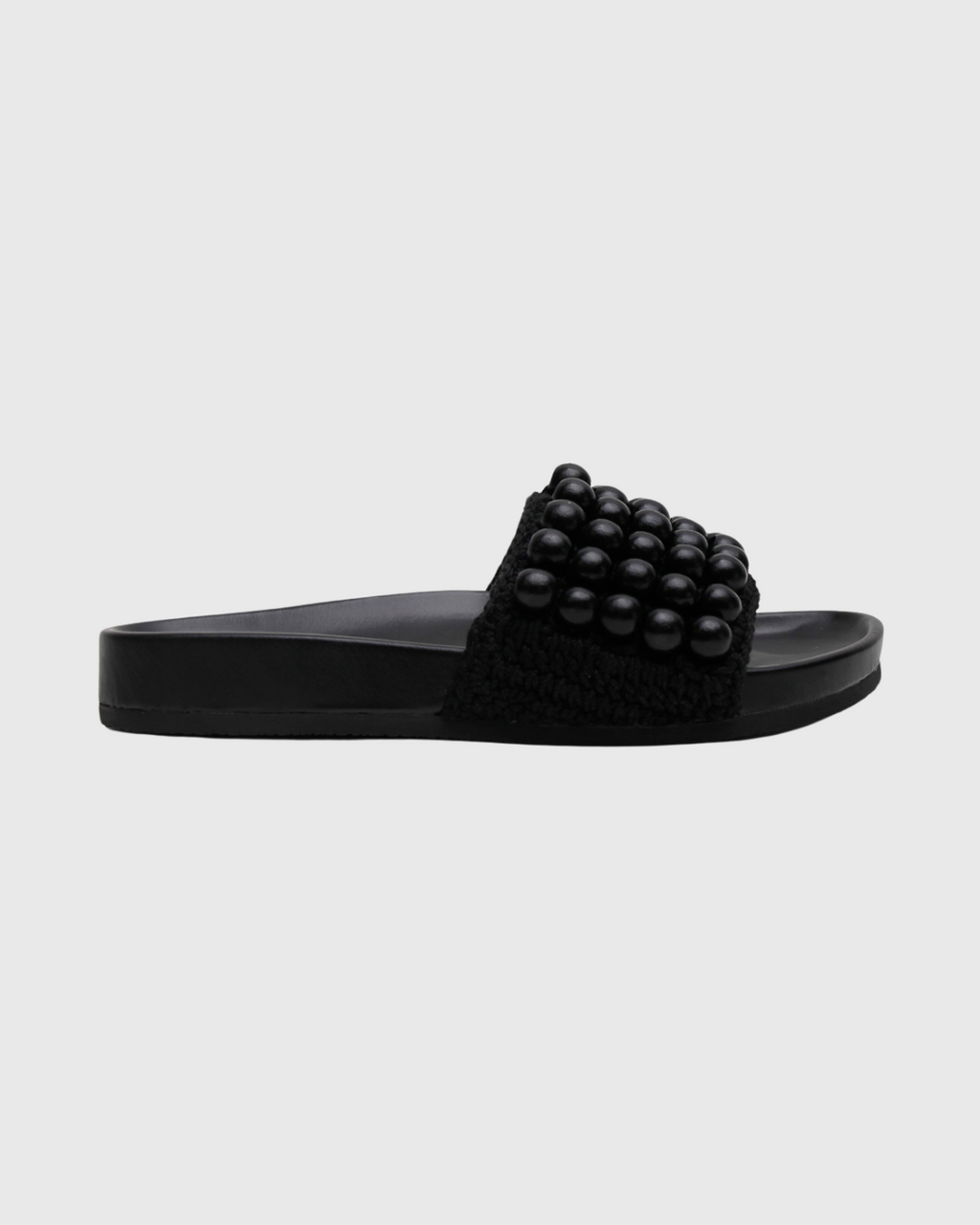 Beaded Slide Black