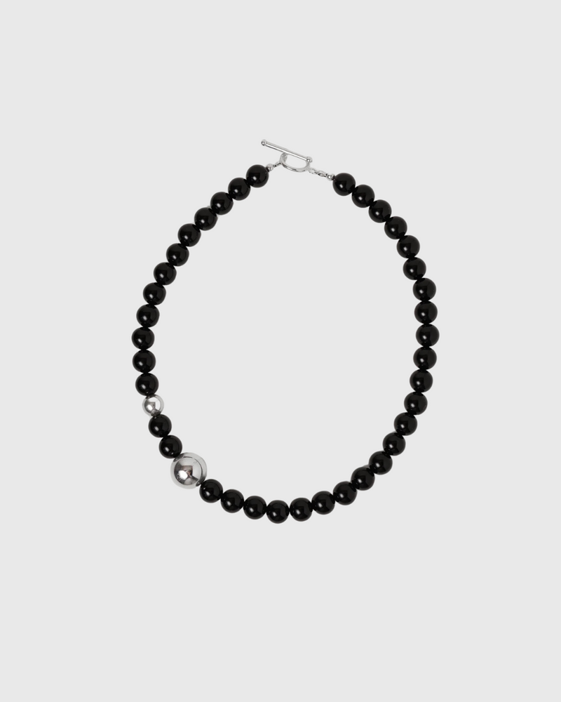 Dylan Necklace Black Agate