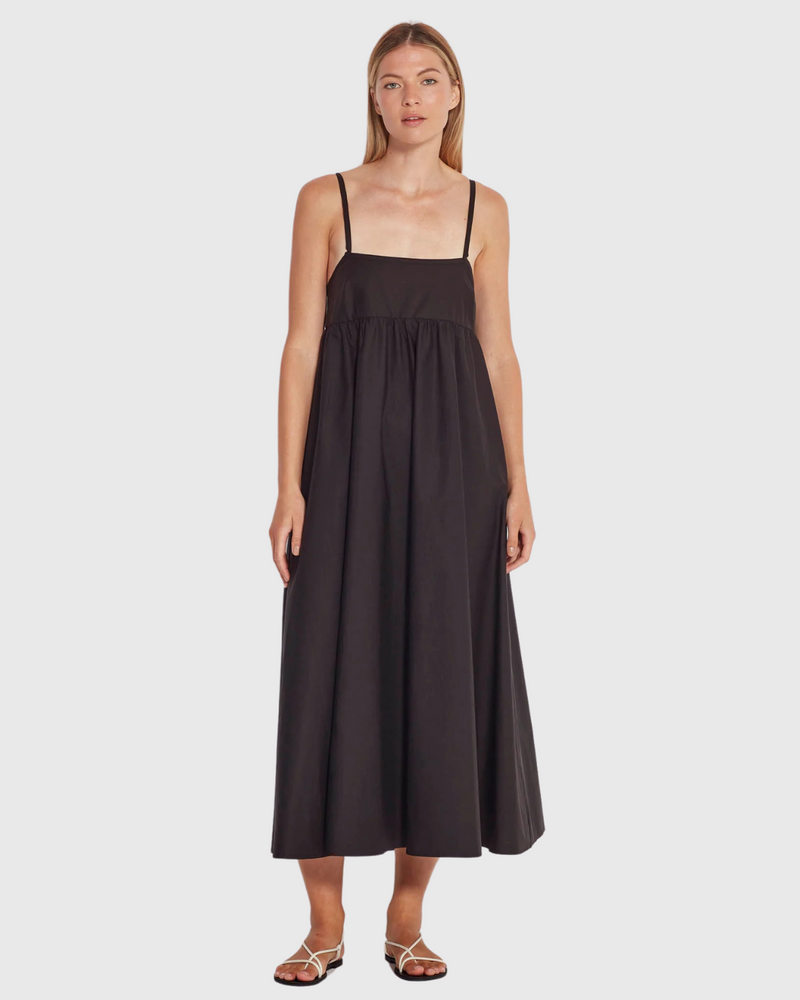 Jasmine Dress (Organic Cotton) Black