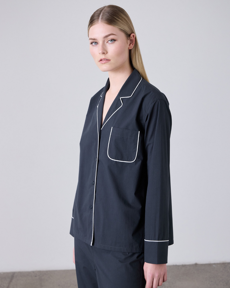 Arabella LS PJ Shirt Navy