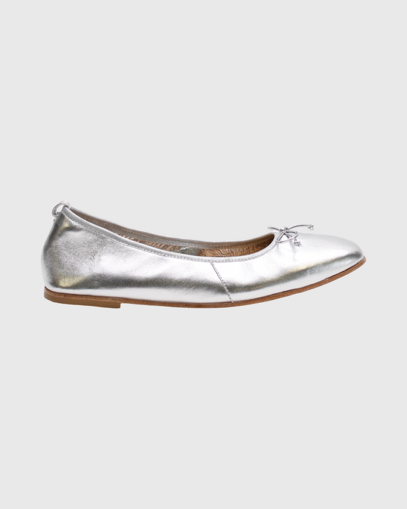 Ballet Flat Silver