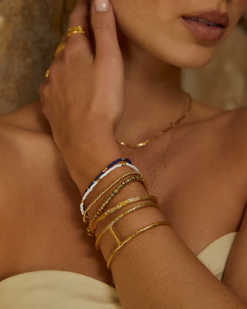 Maya Cuff Bracelet Gold