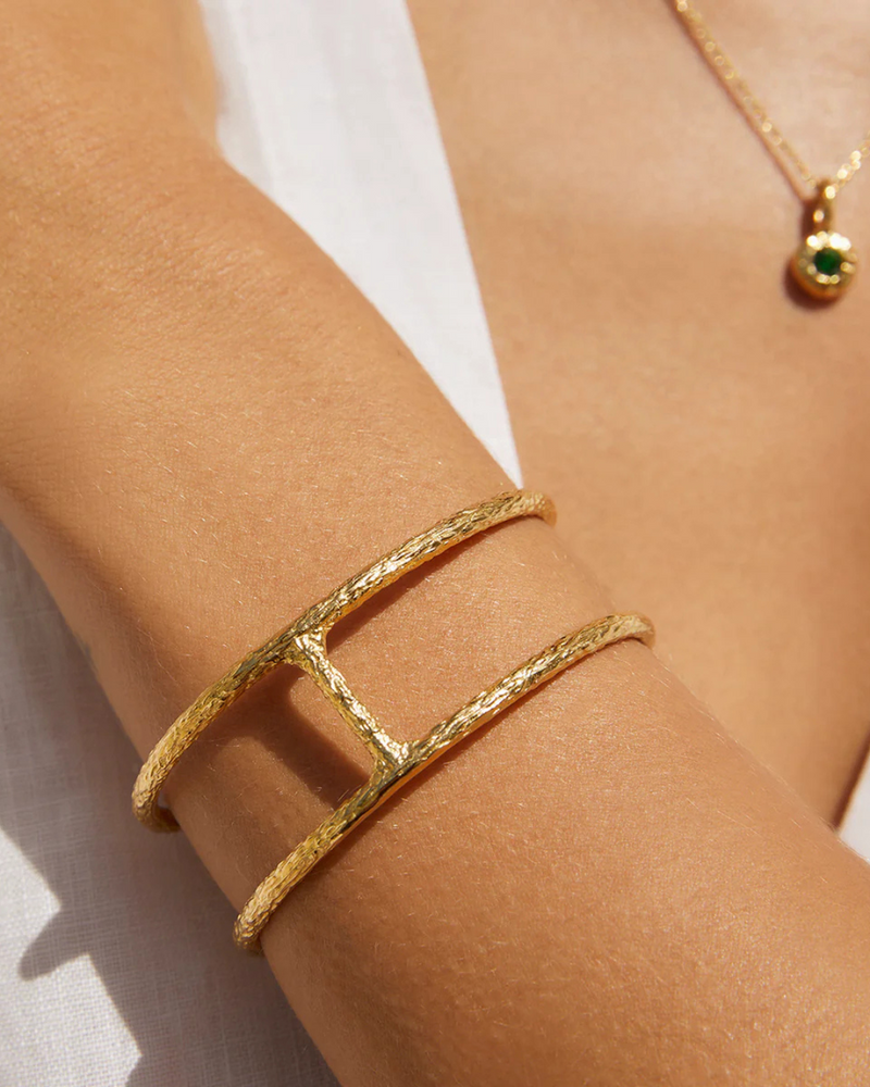 Maya Cuff Bracelet Gold