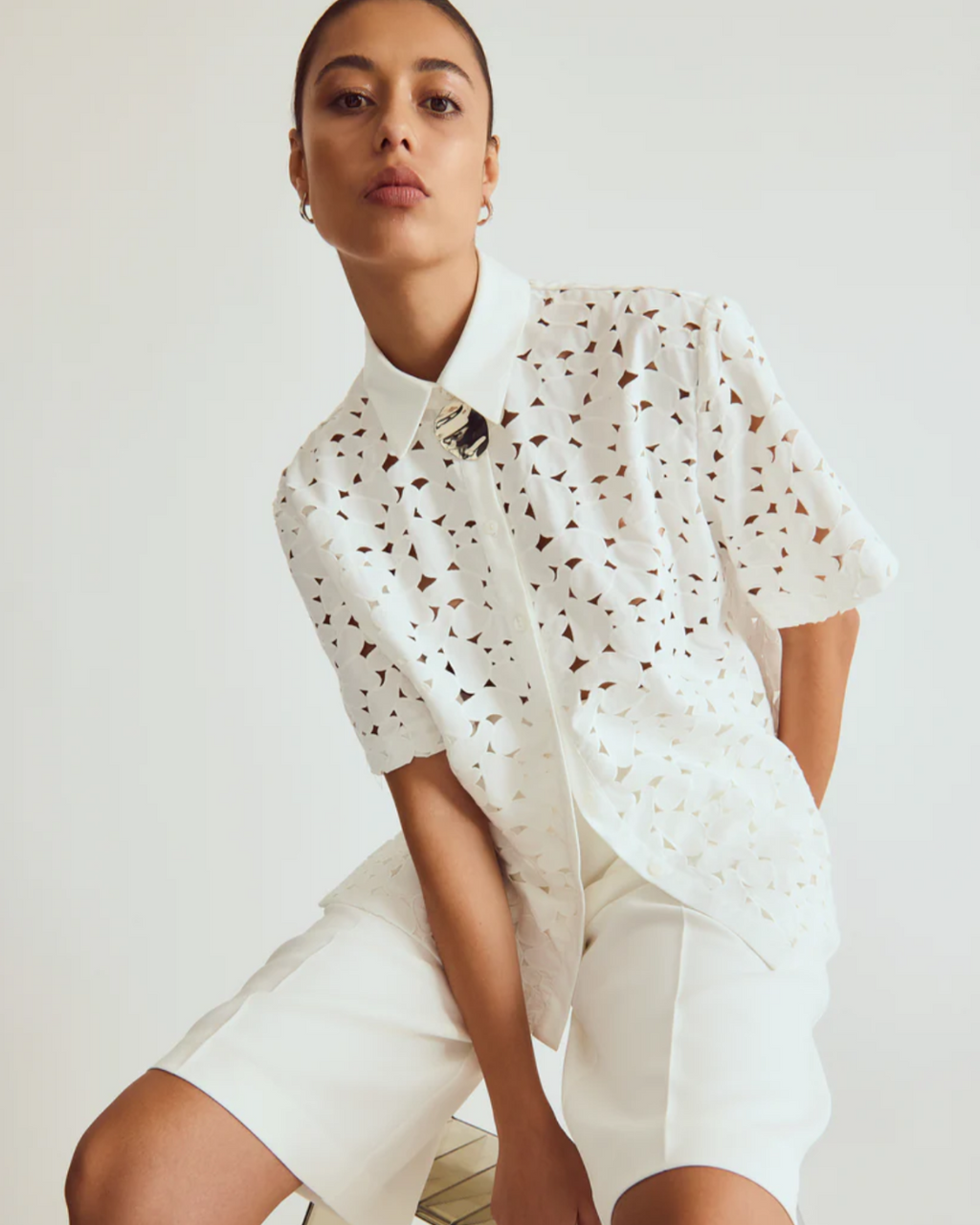 Rosella Shirt Ivory