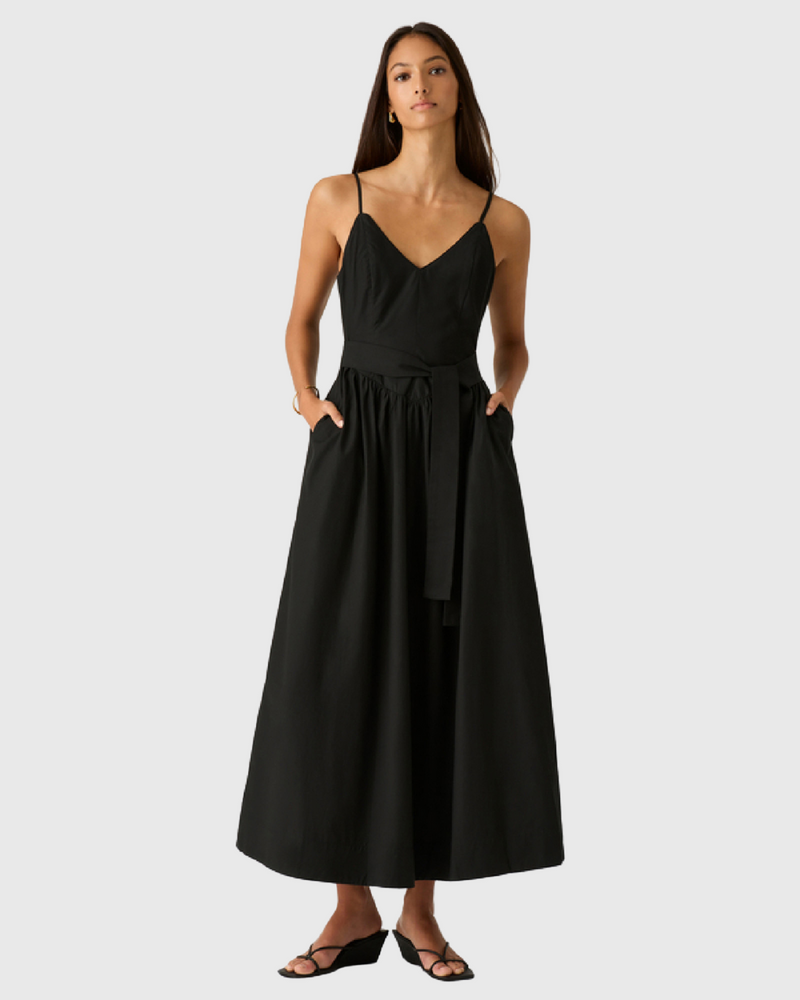 Quinn Midi Dress Black