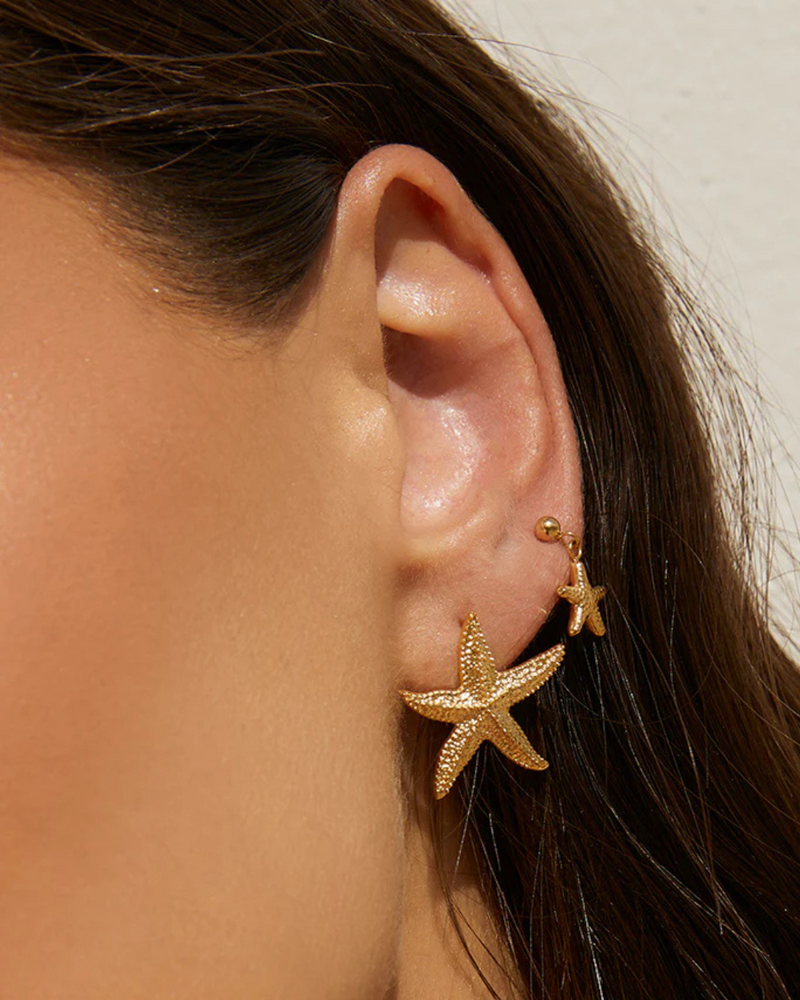 Mini Siesta Earrings Gold