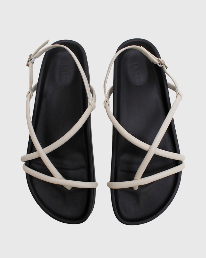 Tube Sandal Tofu/Black