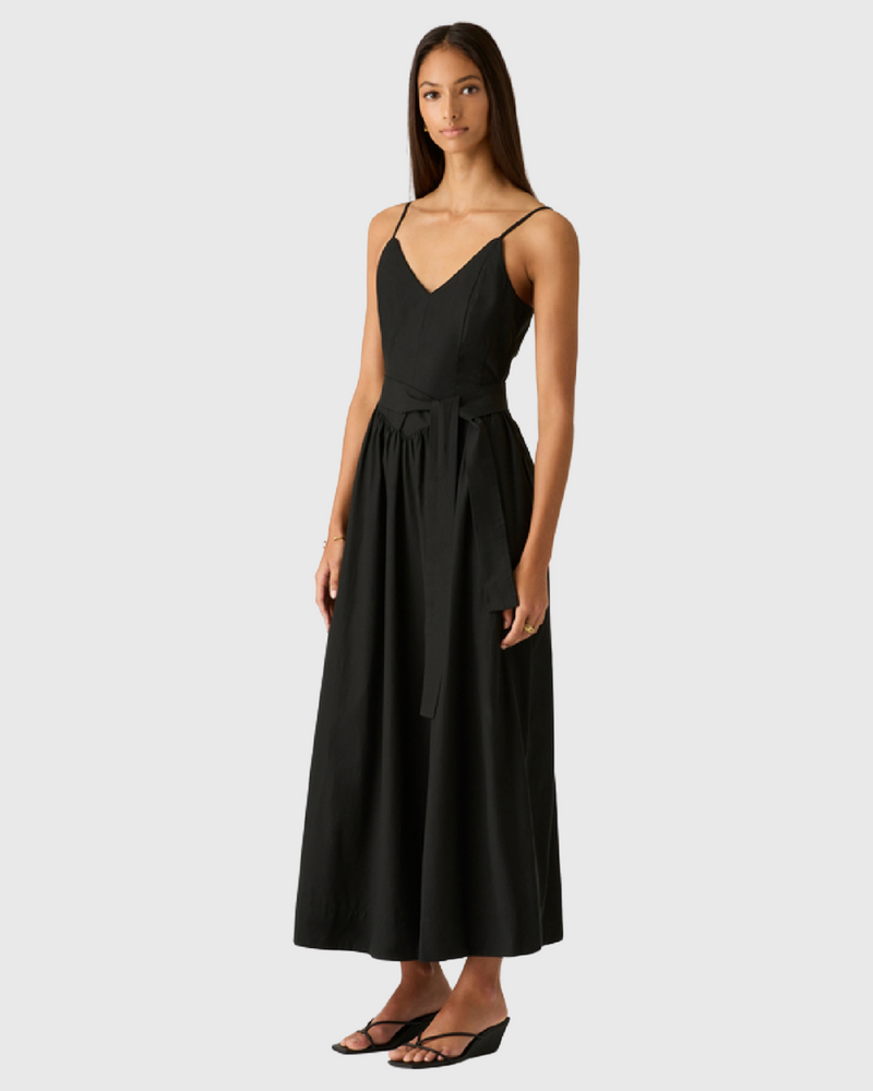 Quinn Midi Dress Black