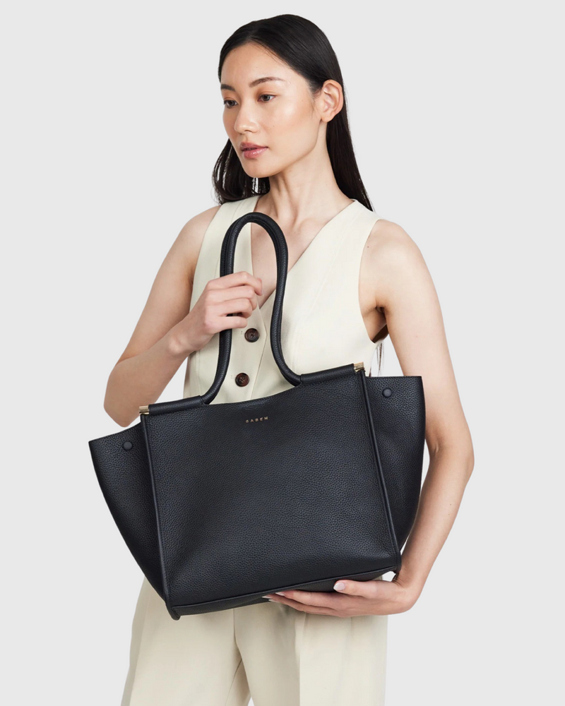 Callie Tote Black + Bronze