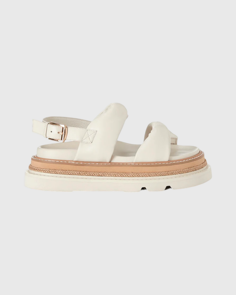 Vee Sandal Bone Leather