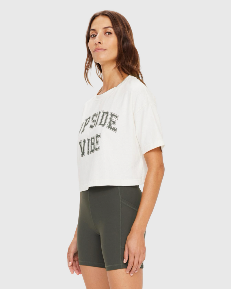 Cisco Crop Tee Ivory