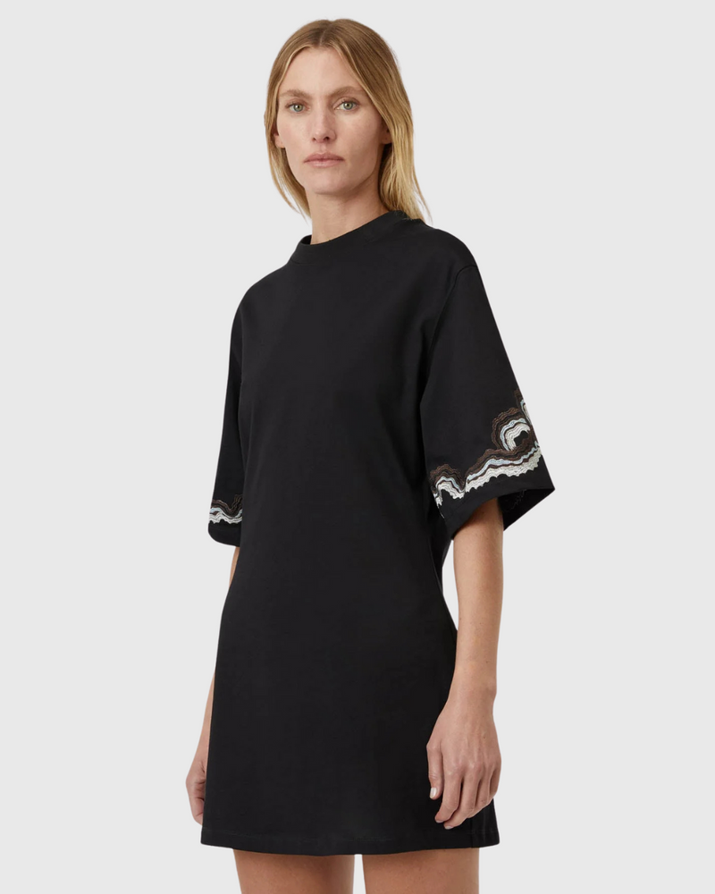 Serene Tee Dress Black