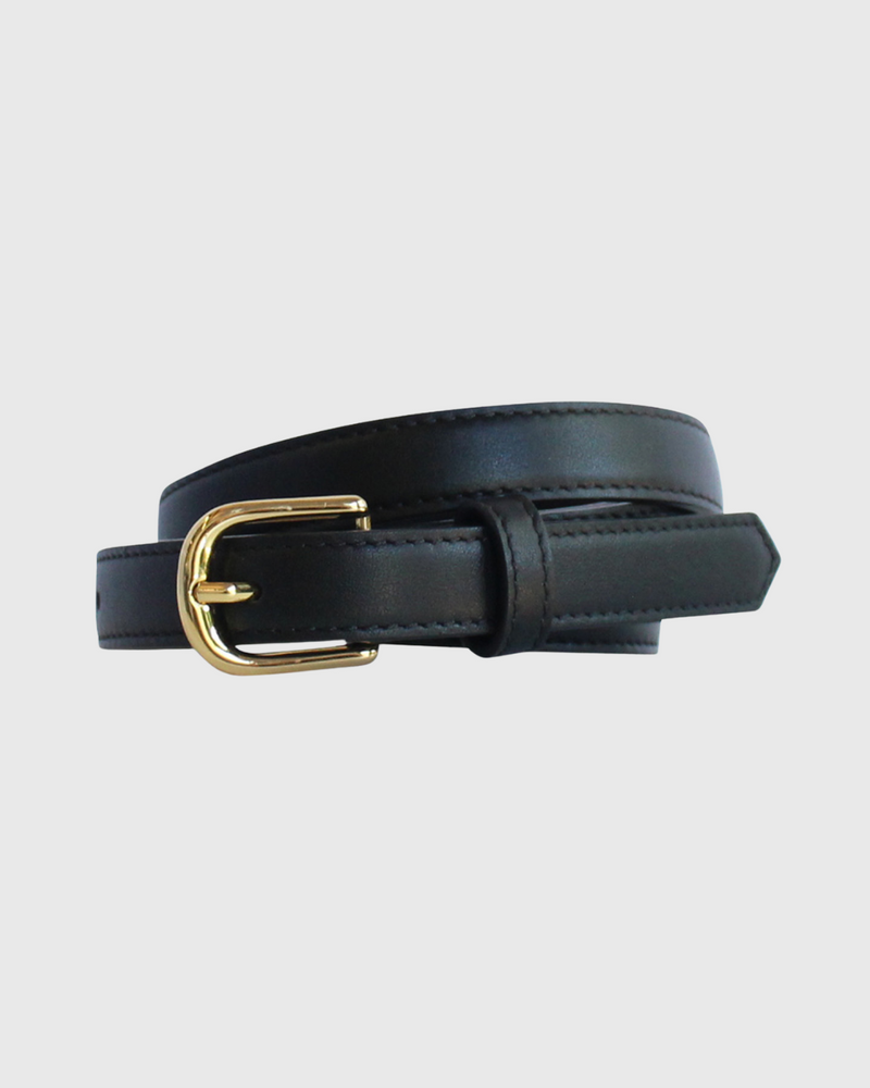 Lauren Belt Black Calf