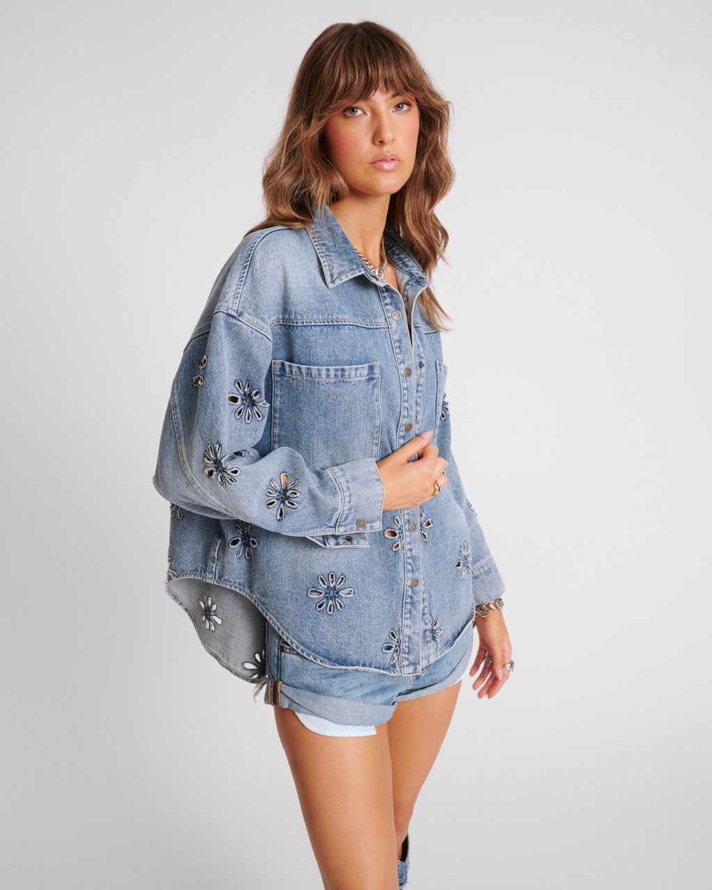 Daria Denim Shirt Cobaine Daisy