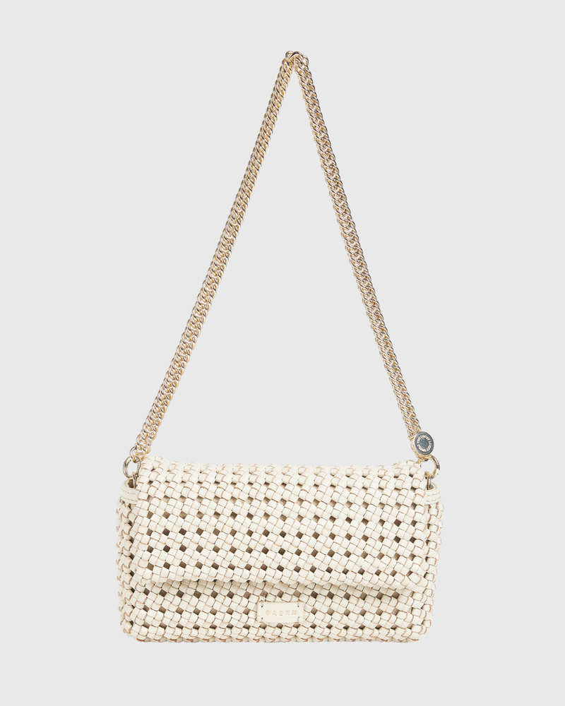 Milla Shoulder Bag Sand Fine Braid