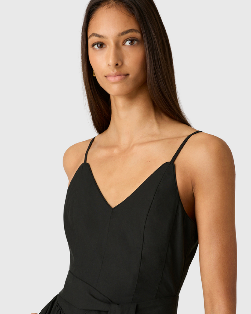 Quinn Midi Dress Black