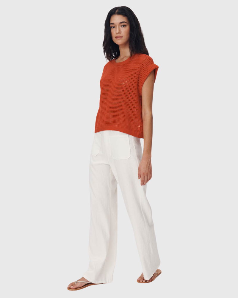 Paige Linen Pants Bone