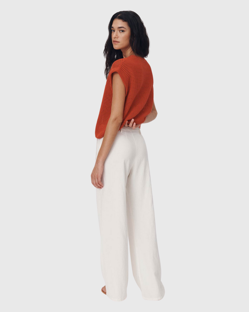 Paige Linen Pants Bone