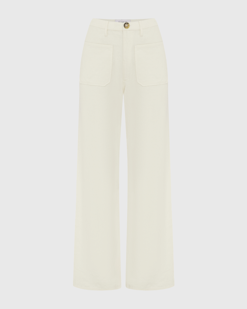 Paige Linen Pants Bone