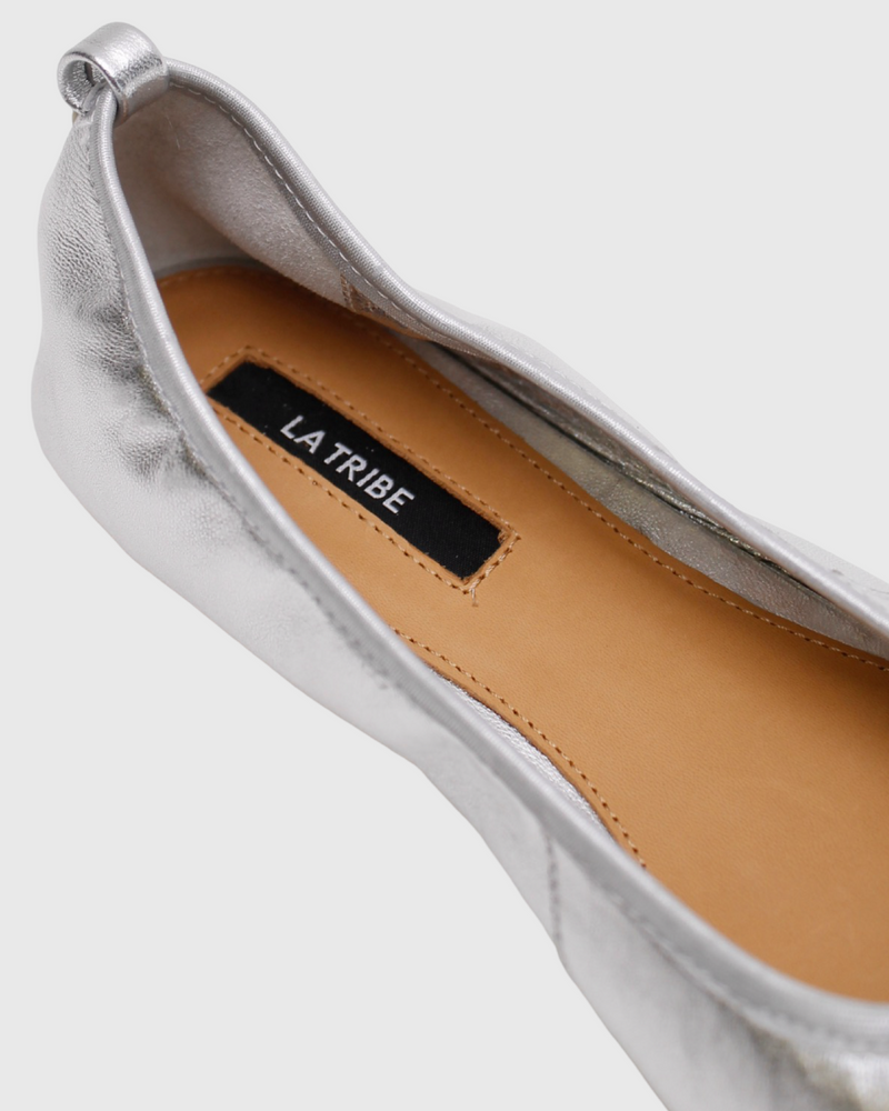 Ballet Flat Silver