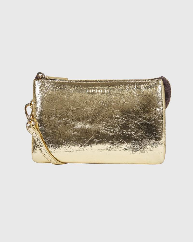 Tilly Crossbody Light Gold Crinkle